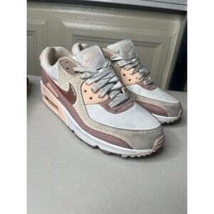 Nike Air Max 90 Next Nature Sneakers Women Size 5.5 White Pink HQ1783 100